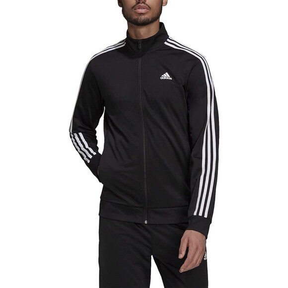 Undisclosed Other - Mens Adidas 3 Stipe Tricot Track Jacket Black Size Medium M New With Tags